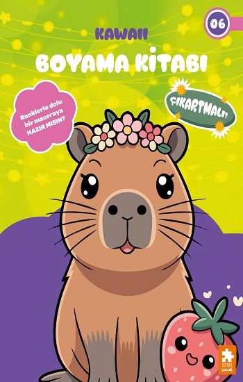 Kawaii Boyama Kitabı - 6 - Eksik Parça Yayınları Kitap