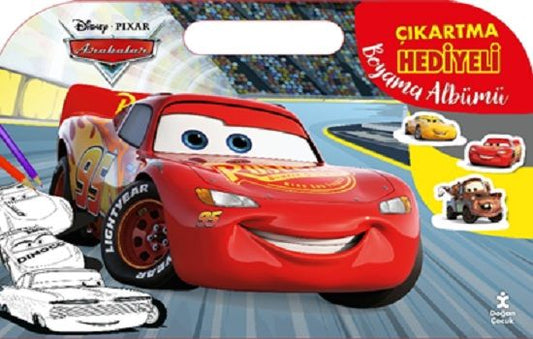 Disney Arabalar Çıkartma Hediyeli Boyama Albümü - Doğan Egmont Yayıncılık Kitap