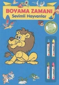 Boyama Zamanı: Sevimli Hayvanlar Türkçe çocuk kitabı kapağı