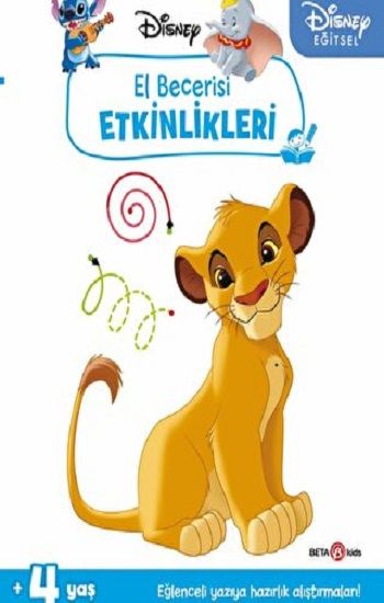 Disney Eğitsel Simba El Becerisi Etkinlikleri Yazıya Hazırlık - Beta Kids Kitap