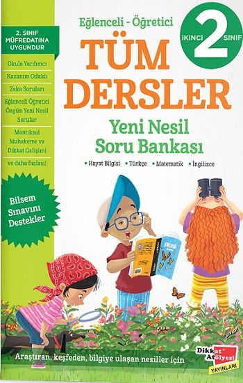 2. Sınıf Tüm Dersler Yeni Nesil Soru Bankası - Dikkat Atölyesi Yayınları Kitap