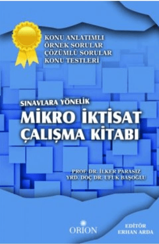 Mikro İktisat Çalışma Kitabı - Orion Kitabevi Kitap