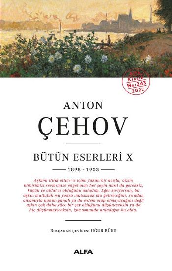 Anton Çehov Bütün Eserleri X 1898-1903 - Alfa Yayınları Kitap