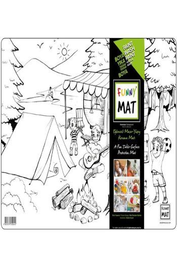 Funny Mat - Kamptayız - Akademi Çocuk - Funny Mat Kitap
