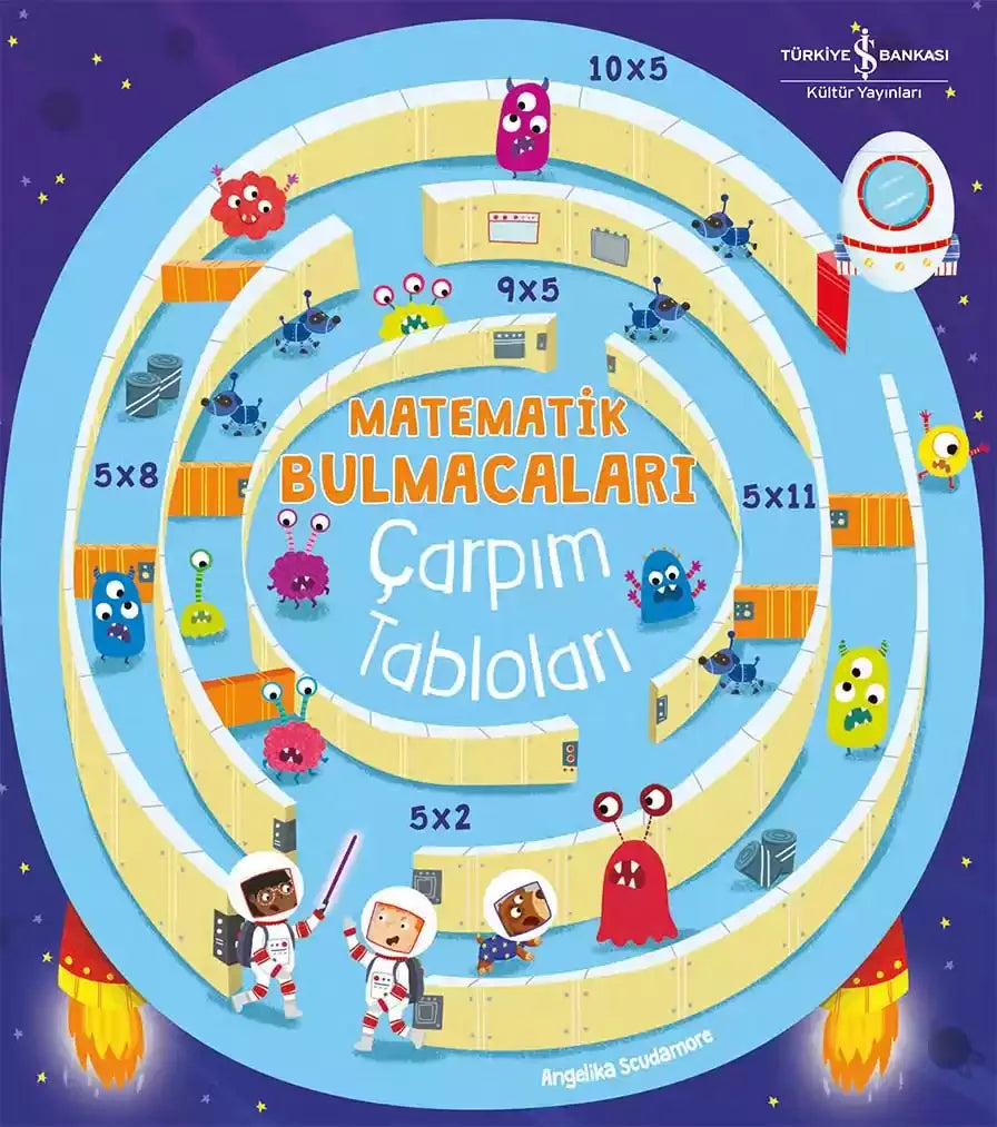 Matematik Bulmacaları – Çarpım Tabloları - İş Bankası Kültür Yayınları Kitap