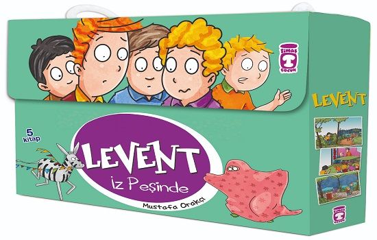 Levent İz Peşinde (5 Kitap Takım) - Timaş Çocuk Kitap