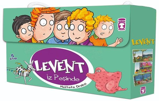 Levent İz Peşinde (5 Kitap Takım) - Timaş Çocuk Kitap