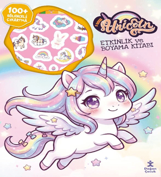 Unicorn Çok Çıkartmalı Boyama Kitabı - Doğan Çocuk Kitap