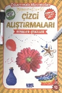 Çizgi Alıştırmaları : Renkler - Şekiller - Parıltı Yayınları Kitap
