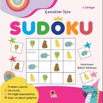 Çocuklar İçin Sudoku 1. Seviye - Peta Kitap Kitap