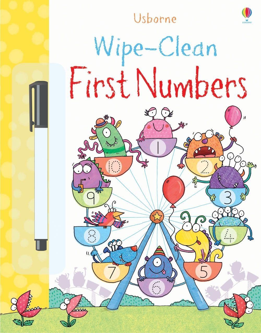 Wipe-clean First Numbers - Usborne Publishing Kitap