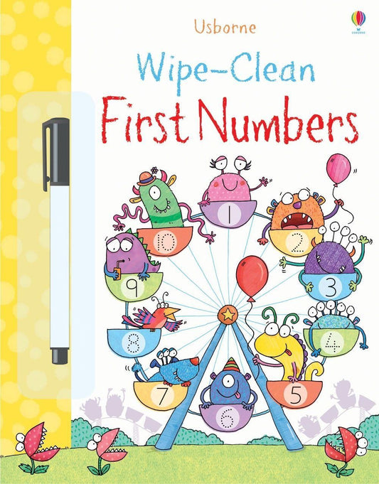 Wipe-clean First Numbers - Usborne Publishing Kitap