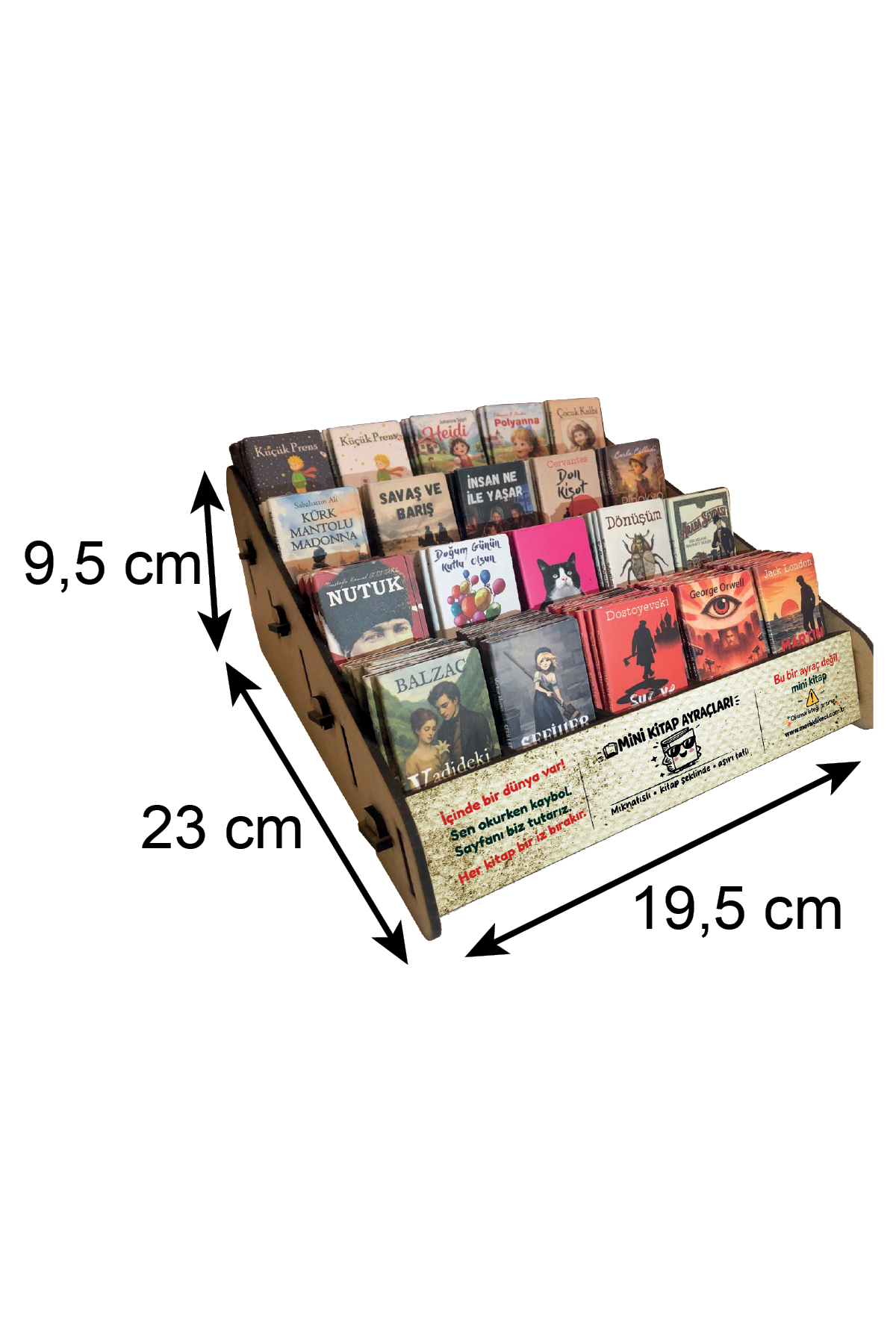 Özlü Sözler İle Kitap Kapağına Dönüşen Mıknatıslı Ayraç Set ( 200 adet ) - Delta Kültür Yayınevi Kitap