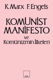 Komünist Manifesto ve Komünizmin İlkeleri - Karl Marx, Genel Politika Türkçe kitap kapağı