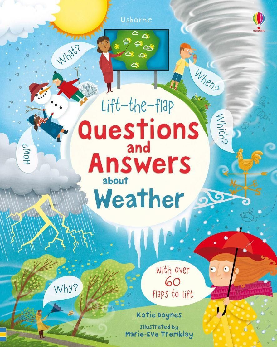 Lift-the-flap Questions and Answers about Weather - Usborne Publishing Kitap