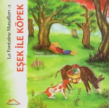 La Fontaine Masalları 2 - Eşek ile Köpek - Kırmızı Çatı Yayınları Kitap