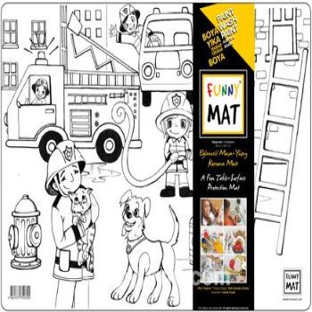 Funny Mat - İtfaiyeler - Akademi Çocuk - Funny Mat Kitap