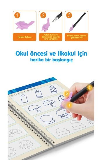 Oluklu Resim Çalışması - Dikkat Atölyesi Yayınları Kitap