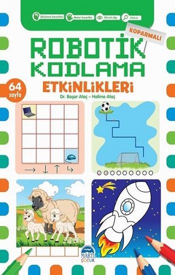 Koparmalı Robotik Kodlama Etkinlikleri 2 - Martı Çocuk Yayınları Kitap