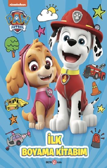 Paw Patrol İlk Boyama Kitabım - Beta Kids Kitap