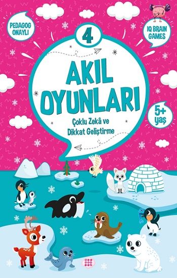 Akıl Oyunları 4 (5+ Yaş) - Dokuz Yayınları Kitap