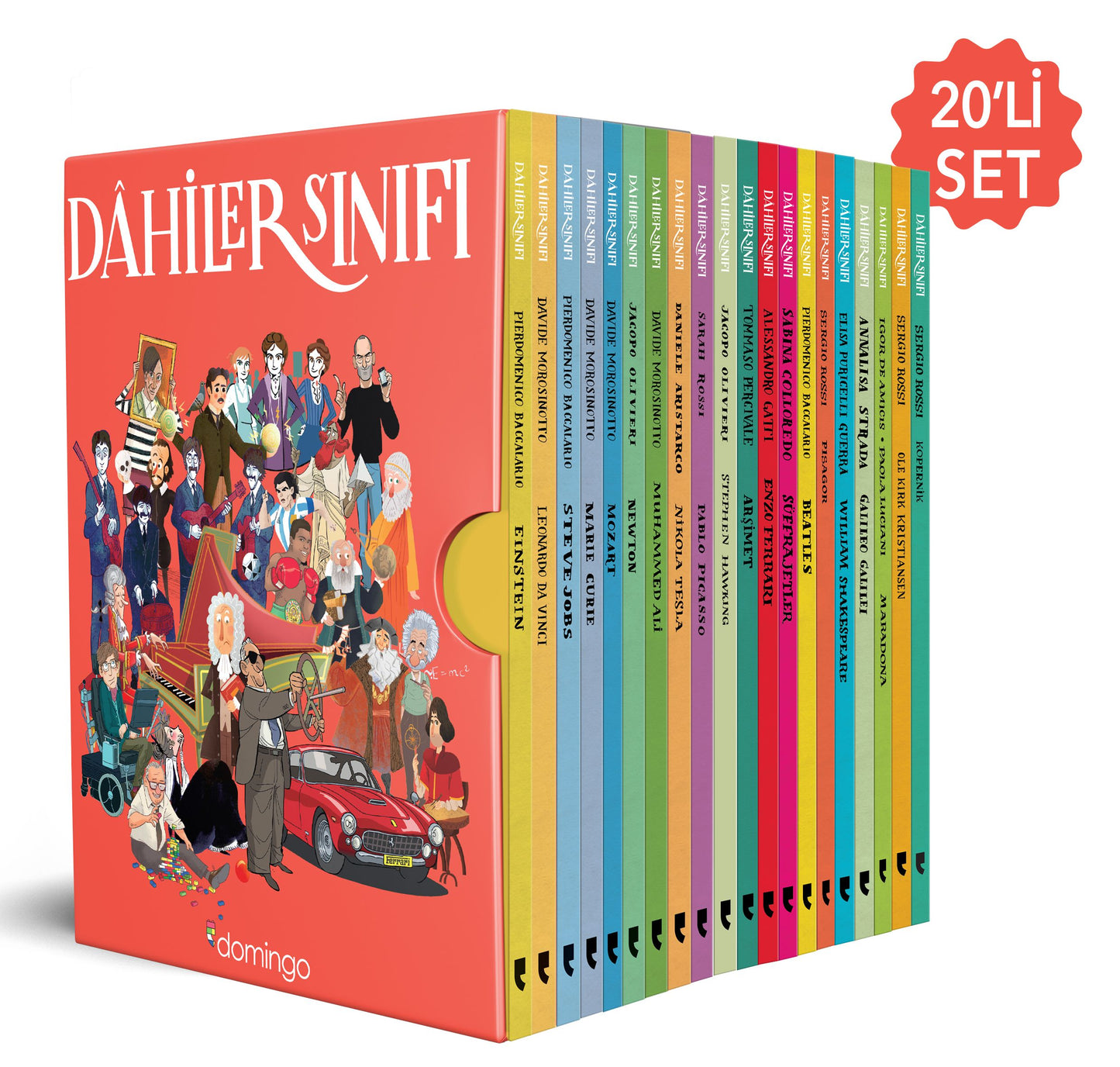 Dahiler Sınıfı Serisi (Kutulu 20 Kitap) - Domingo Yayınevi Kitap