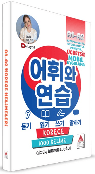 Korece A1-A2 Kelimeleri - Delta Kültür Yayınevi Kitap