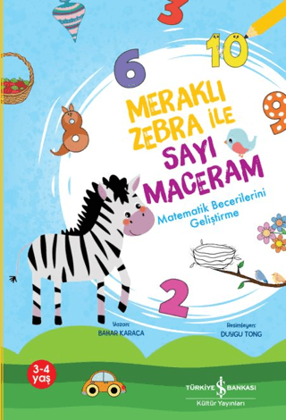 Meraklı Zebra İle Sayı Maceram - İş Bankası Kültür Yayınları Kitap