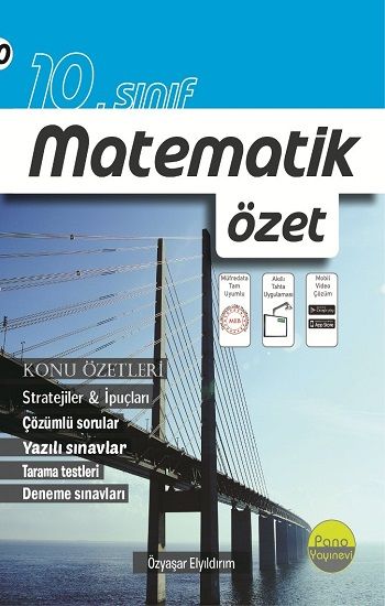 10.Sınıf Matematik Özet - Pano Yayınevi Kitap
