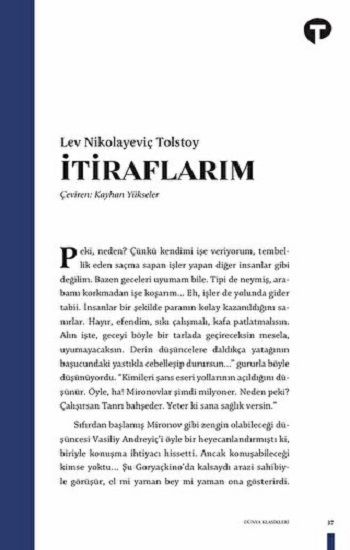 İtiraflarım - Turkuvaz Kitap Kitap