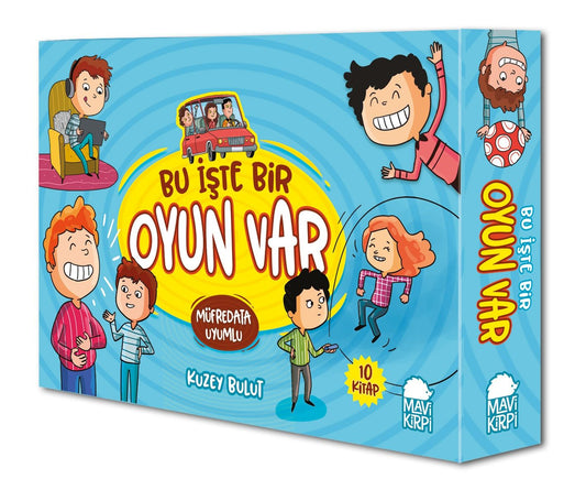 Bu İşte Bir Oyun Var -Set (10 Kitap) - Mavi Kirpi Yayınları Kitap