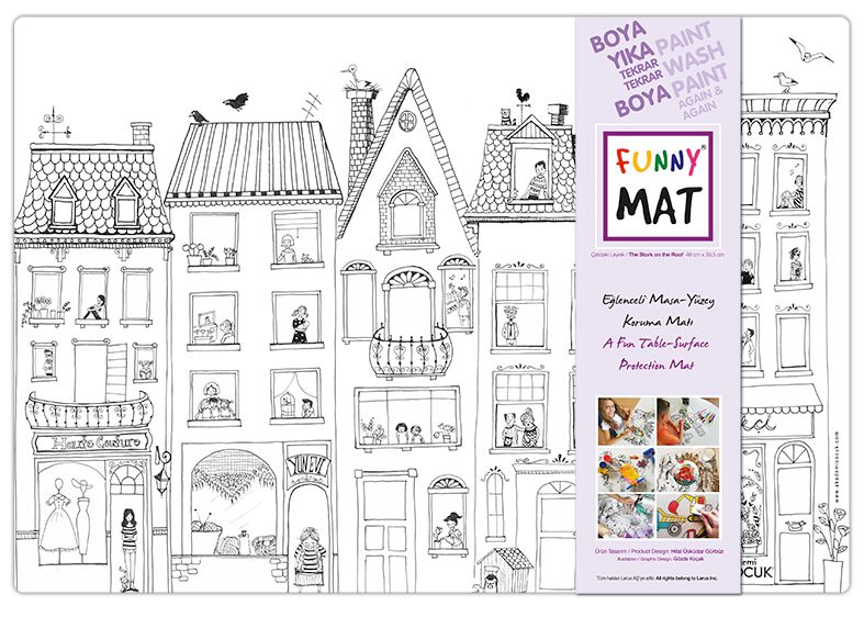 Funny Mat - Çatıdaki Leylek - Akademi Çocuk Kitap