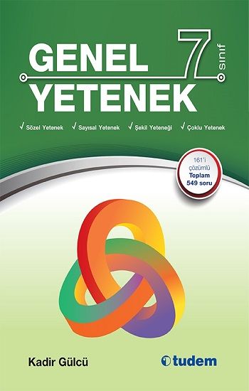 7. Sınıf Genel Yetenek - Tudem Eğitim Yayınları Kitap