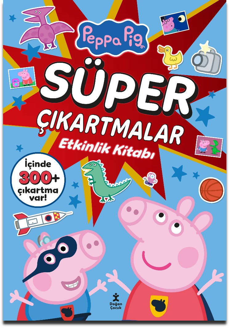 Peppa Pig –  Süper Çıkartmalar Etkinlik Kitabı - Doğan Çocuk Kitap