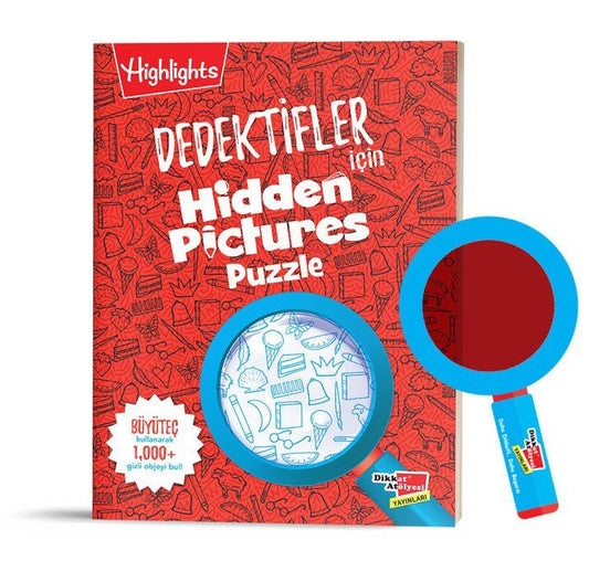 Dedektifler İçin Hidden Pictures Puzzle - Dikkat Atölyesi Yayınları Kitap