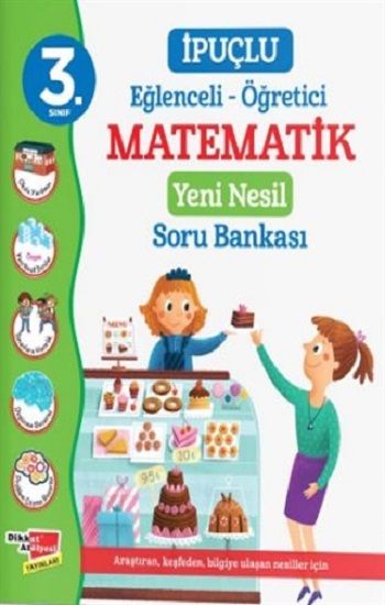 3. Sınıf İpuçlu Eğlenceli - Öğretici Matematik Yeni Nesil Soru Bankası - Dikkat Atölyesi Yayınları Kitap