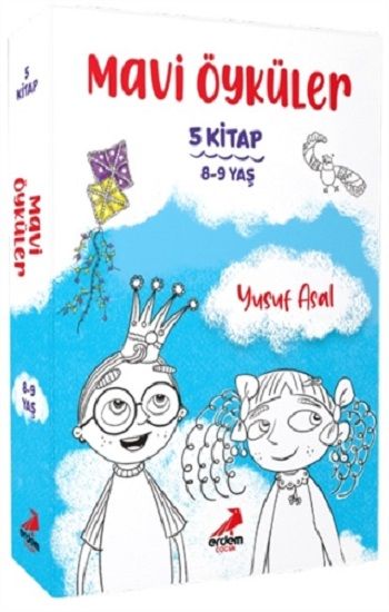 Mavi Öyküler Set (5 Kitap Takım) - Erdem Çocuk Kitap