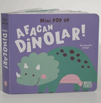 Afacan Dinolar - Mini Pop Up (Ciltli) - Masalperest Kitap