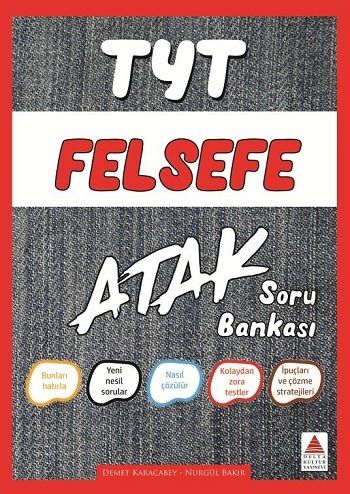 TYT Felsefe Atak Soru Bankası - Delta Kültür Yayınevi Kitap