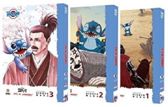 Disney Stiç ve Samuray 1-2-3 Kitap Set - Beta Byou Kitap