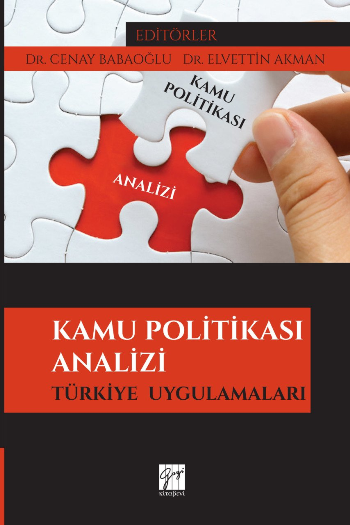 Kamu Politikası Analizi - Gazi Kitabevi Kitap