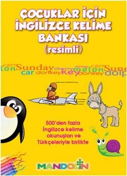 Çocuklar İçin Kelime Bankası (Resimli) - Mandolin Yayınları Kitap