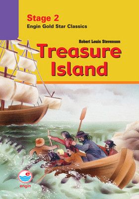 Stage 2 Treasure Island - Robert Louis Stevenson, Yabancı Dilde Kitaplar Türkçe kitap kapağı