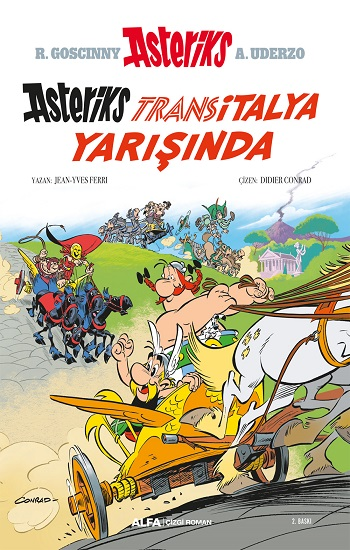 Asteriks Transitalya Yarışında -37 - Alfa Yayınları Kitap