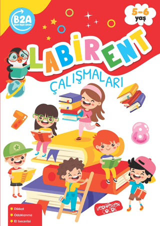 Labirent Çalışmaları;5-6 Yaş - Yediveren Çocuk Kitap