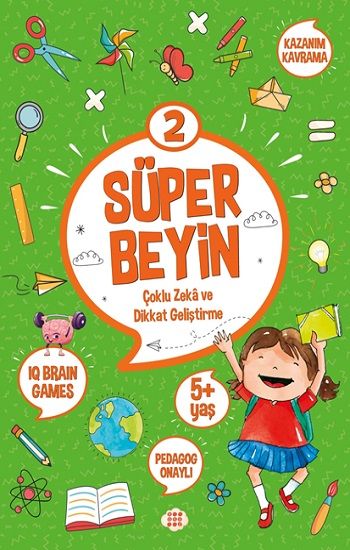 Süper Beyin 2 (5+ Yaş) - Dokuz Yayınları Kitap