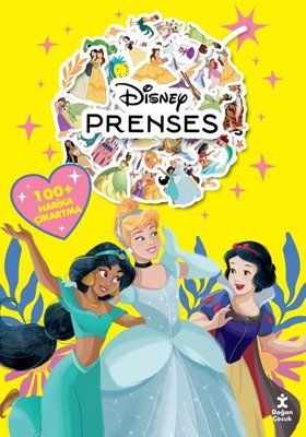 Disney Prenses Boyama Kitabı Çıkartma Bombası 100 + Harika Çıkartma - Doğan Çocuk Kitap