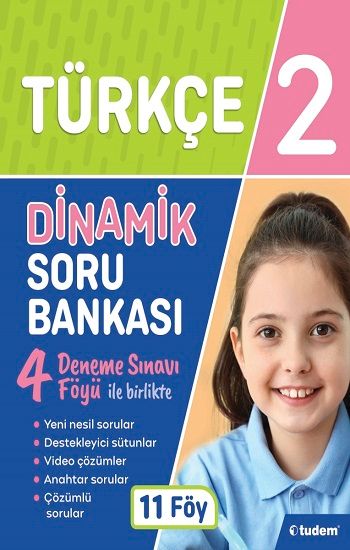 2. Sınıf Türkçe Dinamik Soru Bankası - Tudem Eğitim Yayınları Kitap