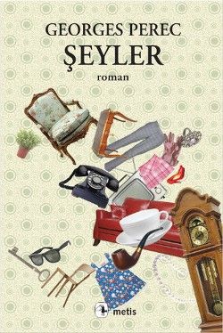 Şeyler Georges Perec Türkçe kitap kapağı