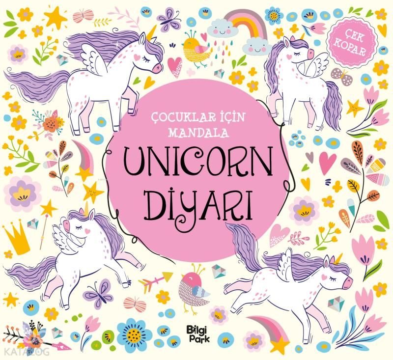 Unicorn Diyarı;Çocuklar İçin Mandala - Bilgi Park Kitap